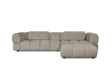 Hoekbank Sofia - Beige Rechts