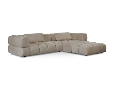 Hoekbank Sofia - Beige Rechts
