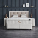 Opbergboxspring Noemibedd Beige – 140x200 cm - afbeelding 7