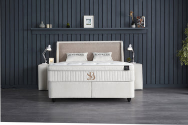 Opbergboxspring Adenbedd Beige – 140x200 cm - afbeelding 4