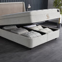 Opbergboxspring Adenbedd Beige – 160x200 cm - afbeelding 9