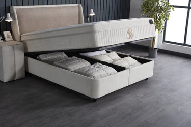 Opbergboxspring Adenbedd Beige – 160x200 cm - afbeelding 9