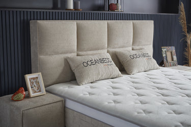 Opbergboxspring Oceanbedd Beige – 160x200 cm - afbeelding 4