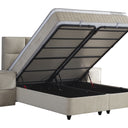 Opbergboxspring Oceanbedd Beige – 140x200 cm - afbeelding 2