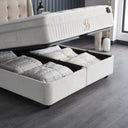 Opbergboxspring Perlabedd Beige – 160x200 cm - afbeelding 9