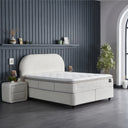 Opbergboxspring Bohembedd Beige – 140x200 cm - afbeelding 7