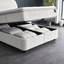 Opbergboxspring Bohembedd Beige – 140x200 cm - afbeelding 10