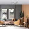 LEVEL 1-lichts hanglamp - Helder glas hanglamp met ronde bol - sfeervol in een Modern interieur