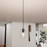 ISTAR 1-lichts hanglamp - Helder glas hanglamp met ronde bol - afbeelding 6