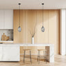ASTRAL 1-lichts hanglamp - Smoked glas hanglamp met ronde bol - afbeelding 9