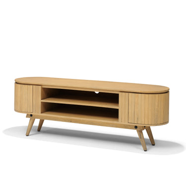 Stehendes TV-Möbel Rimini – Mangoholz Natur – 160 cm