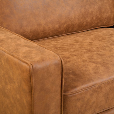 2-Zits Bank Noa - Microleder Cognac