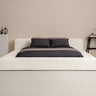 Platformbed Adore Business Beige – 160x200 cm – Zonder Matras - teddy en houtmateriaal - Mooier Thuis
