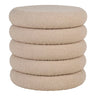 Brooklyn Hocker in beige bouclé met opbergruimte - hout - Mooier Thuis