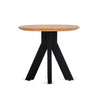 Bijzettafel Runa ovaal mangohout 60 cm - naturel en bruin - Mooier Thuis