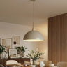 Nautica hanglamp hout 1-lichts mokka naturel groot hanglamp met lampenkap - 40 cm breed