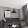LUNARO 1L 1-lichts hanglamp - Zwart hanglamp met lampenkap - bestellen bij Mooier Thuis