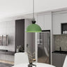 LUNARO 1L 1-lichts hanglamp - Groen metaal hanglamp met lampenkap - afbeelding 5