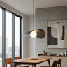 Ritual hanglamp wit glas 1-lichts zwart groot hanglamp met lampenkap - afbeelding 5