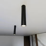 TECNO 1M 1-lichts plafondlamp - Zwart plafondspots & spotbalken - sfeervol in een Minimalistisch interieur