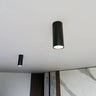 TECNO 1S 1-lichts plafondlamp - Zwart plafondspots & spotbalken - sfeervol in een Minimalistisch interieur