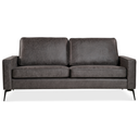 2-Zits Bank Noa - Microleder Antraciet