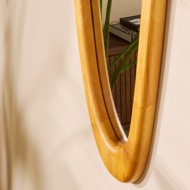 Organische Spiegel Fred - Hout 180cm