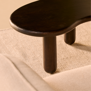 Salontafel Rondo - 110cm Donkerbruin
