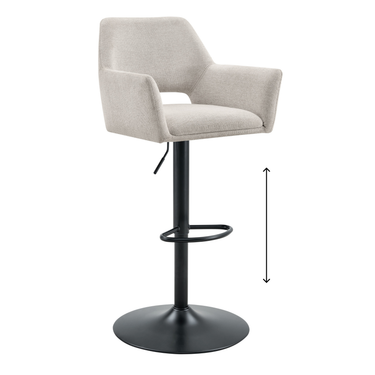 Barkruk Tess - Linnen Beige