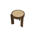 Bijzettafel Bora - Ø50cm Bruin