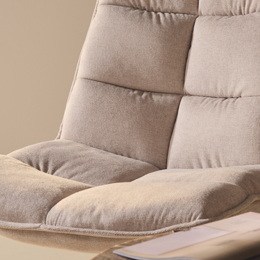 Fauteuil Lucas - Linnen Beige