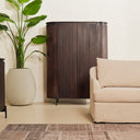 Wandkast Mokka - Donkerbruin 115cm