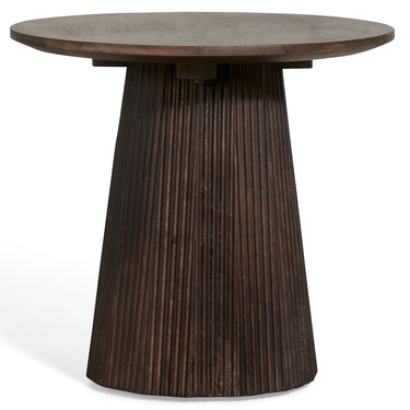 Bijzettafel Mokka - Donkerbruin Ø50cm