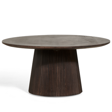 Bijzettafel Mokka - Donkerbruin Ø60cm
