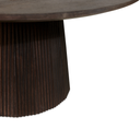 Bijzettafel Mokka - Donkerbruin Ø50cm