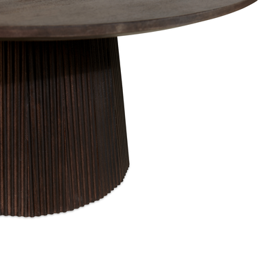 Bijzettafel Mokka - Donkerbruin Ø50cm