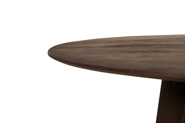 Eettafel Mokka Rond - Donkerbruin Ø150cm