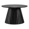 Osaka Salontafel eikenfineer zwart Ø70 cm - rond - Mooier Thuis