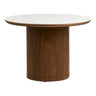 Noli Salontafel van keramiek wit/bruin - 60 cm breed - Mooier Thuis
