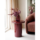 House of Nordic Otago Bijzettafel bordeaux Ø45 cm