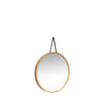 Mood Wandspiegel Naturel ronde spiegel - glas en bamboe - Mooier Thuis