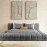 Platformbed Adore Classic Antraciet – 160x200 cm – Incl. Matras - teddy en houtmateriaal - Mooier Thuis