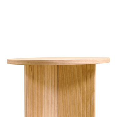Bijzettafel Kim - Naturel Ø43