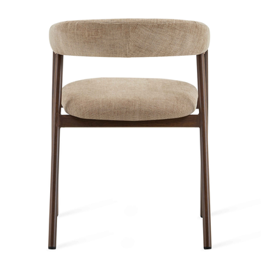 Eetkamerstoel Scandic - Taupe Walnoot