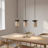 Mooier Thuis - EGO 3-lichts hanglamp - Mokka Beige hanglamp met lampenkap - metaal