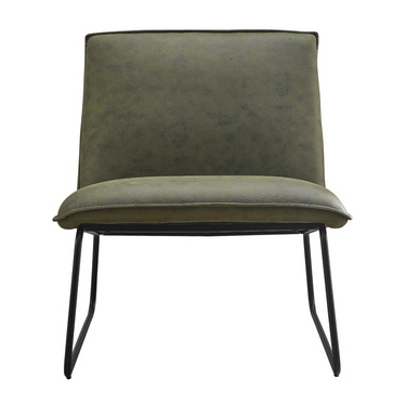 Fauteuil James - Microleder Groen