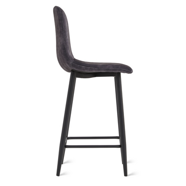 Barkruk Jax - Velvet Antraciet