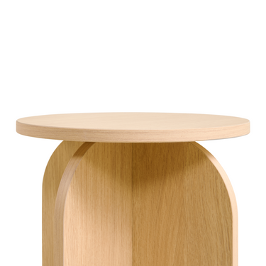 Bijzettafel Felix - Naturel Ø45