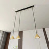ELITE 3-lichts hanglamp - Zwart Goud - Kegelvormig hanglamp met lampenkap - bestellen bij Mooier Thuis