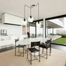 LEVEL 3-lichts hanglamp - Helder glas hanglamp met ronde bol - sfeervol in een Modern interieur